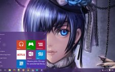 Black Butler win10 theme