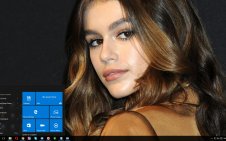 Kaia Jordan Gerber win10 theme