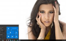 Kourtney Kardashian win10 theme