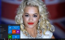 Rita Ora win10 theme