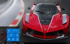 Ferrari FXX win10 theme