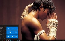 Muay Thai win10 theme