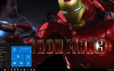 Iron Man 3 win10 theme