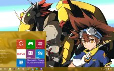 Digimon win10 theme