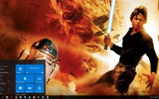 Luke Skywalker win10 theme