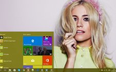 Pixie Lott win10 theme