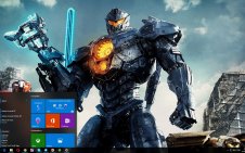 Pacific Rim Uprising win10 theme