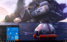 Subnautica win10 theme