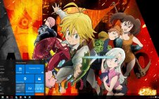 Nanatsu no Taizai win10 theme