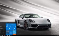 Porsche Cayman win10 theme