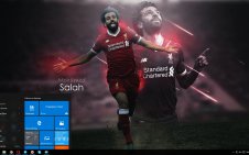 Mohamed Salah win10 theme