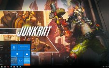 Junkrat (Overwatch) win10 theme