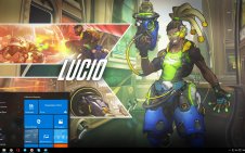 Lucio (Overwatch) win10 theme