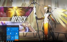 Mercy (Overwatch) win10 theme