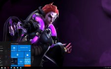 Moira (Overwatch) win10 theme