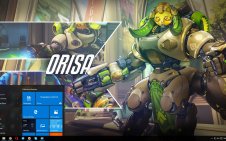 Orisa (Overwatch) win10 theme