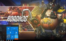 Roadhog (Overwatch) win10 theme