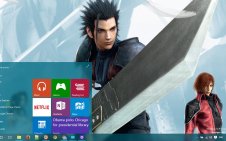 Final Fantasy VII win10 theme