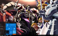 Overlord win10 theme