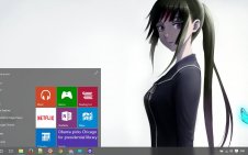 Ga-Rei: Zero win10 theme