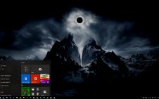 Dark Fantasy Landscape win10 theme