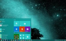 Starry Night Sky win10 theme