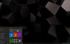 Dark Abstract win10 theme