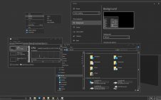 Grey Eve win10 theme