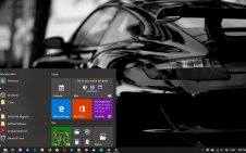 Dark Cars win10 theme