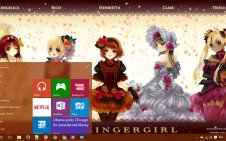 Gunslinger Girl win10 theme