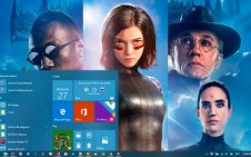 Alita: Battle Angel win10 theme