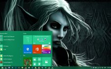 Dark Elf win10 theme