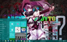 Highschool of the Dead win10 theme