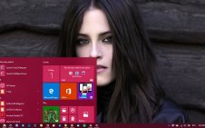 Kristen Stewart win10 theme