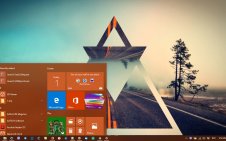 Polyscape win10 theme