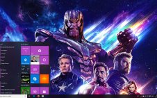 Avengers: Endgame win10 theme