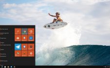 Surfing Girls win10 theme