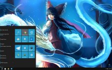 Reimu Hakurei win10 theme