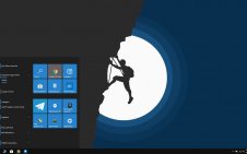 Climbing win10 theme