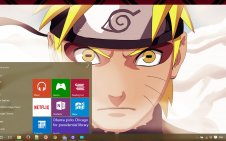 Naruto Shippuden win10 theme