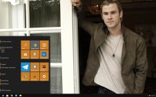 Chris Hemsworth win10 theme
