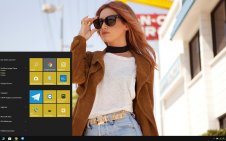 Ashley Tisdale win10 theme