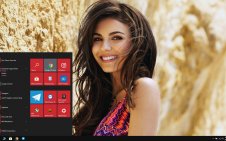 Victoria Justice win10 theme