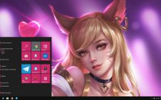 Ahri (LOL) win10 theme