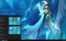 Ashe (LOL) win10 theme