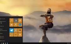 Monk (Diablo III) win10 theme