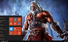 Barbarian (Diablo III) win10 theme