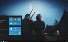 Geralt of Rivia win10 theme