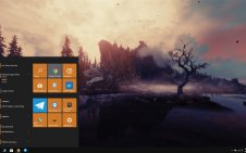 Skyrim Landscapes win10 theme