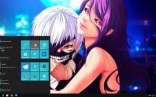 Ken Kaneki win10 theme